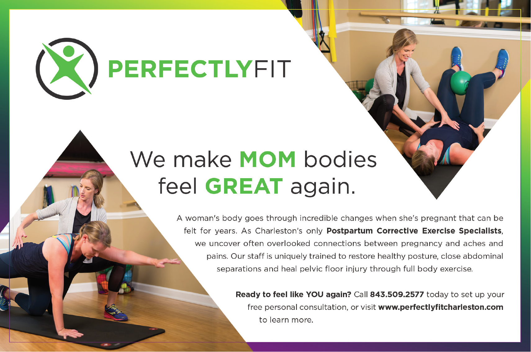 Perfectly Fit Postpartum Print Ad
