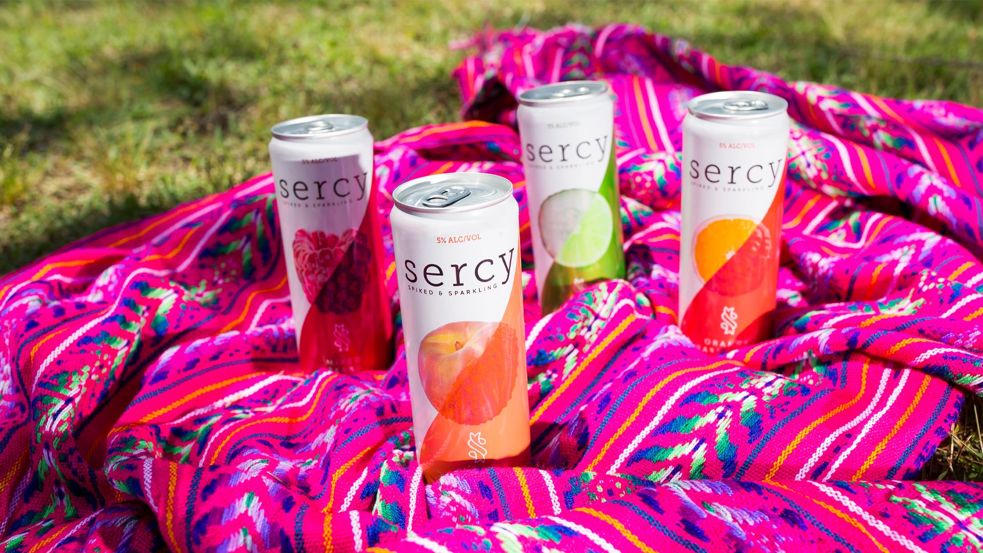 Sercy Cans on Blanket