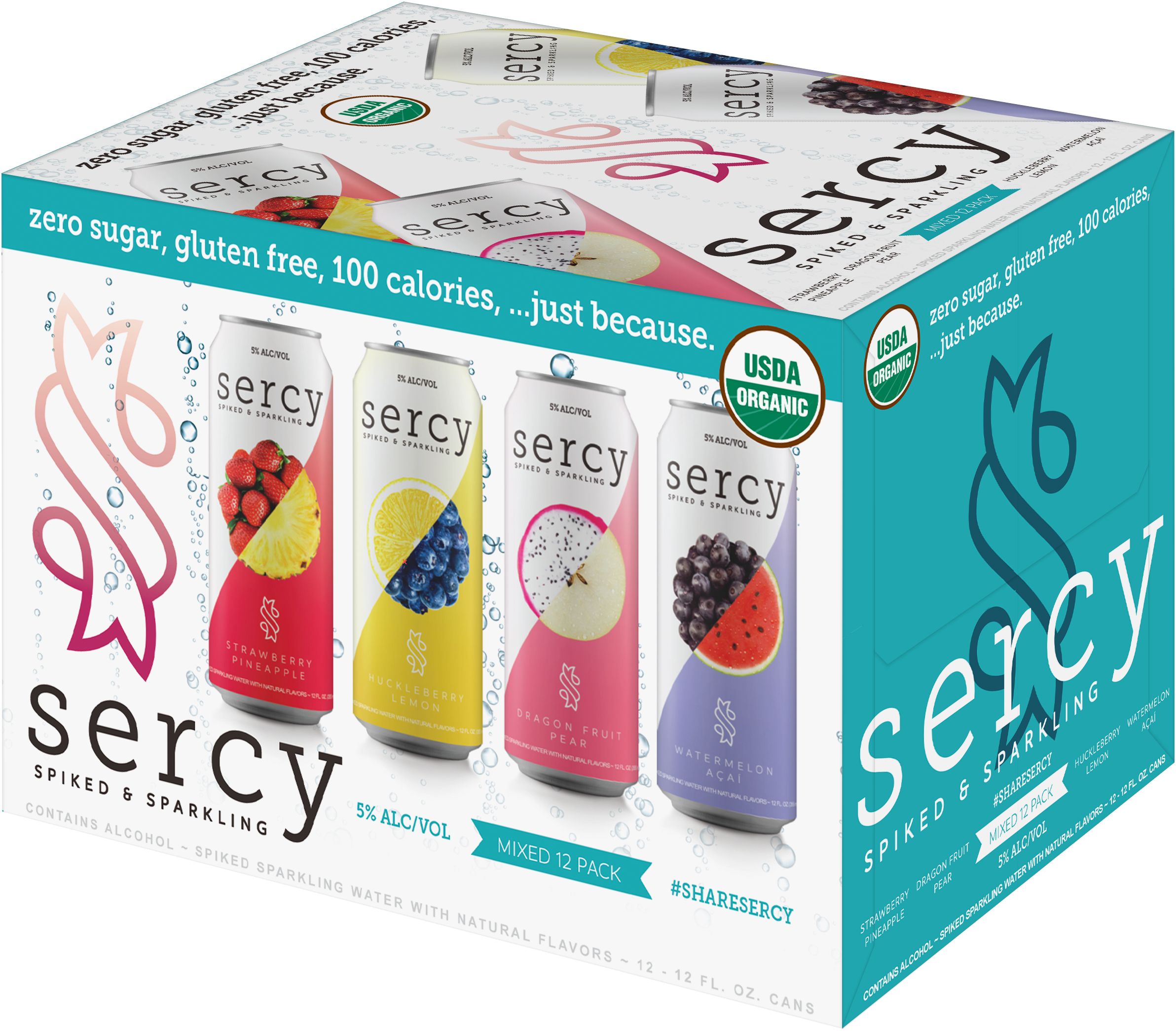Sercy 12 Pack Mockup New Flavors