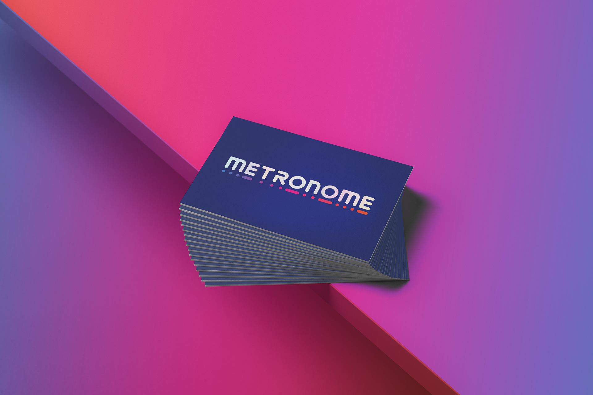 Metronome Business Cards
