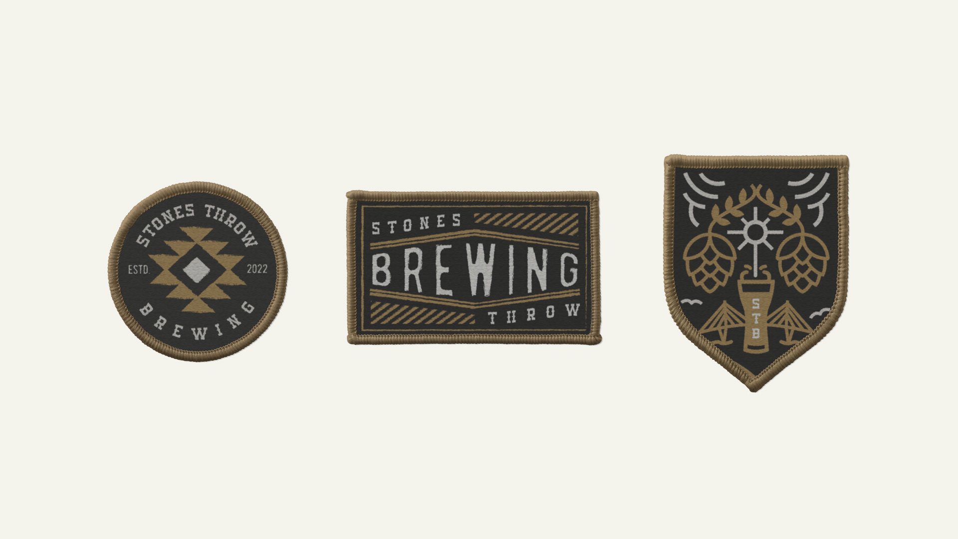 Stones Throw Brewing Patches